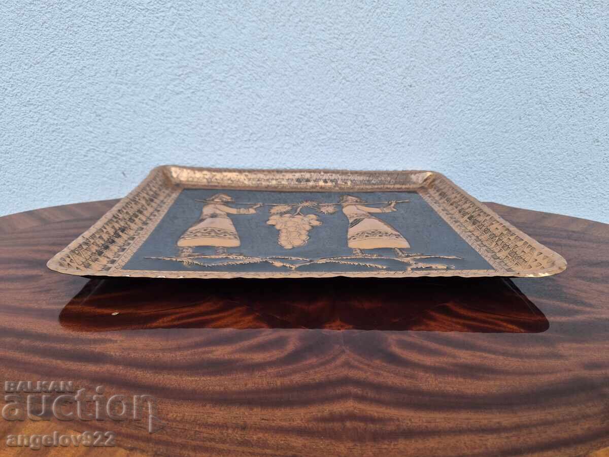 Delivery of Vintage embossed copper wall panel!!!