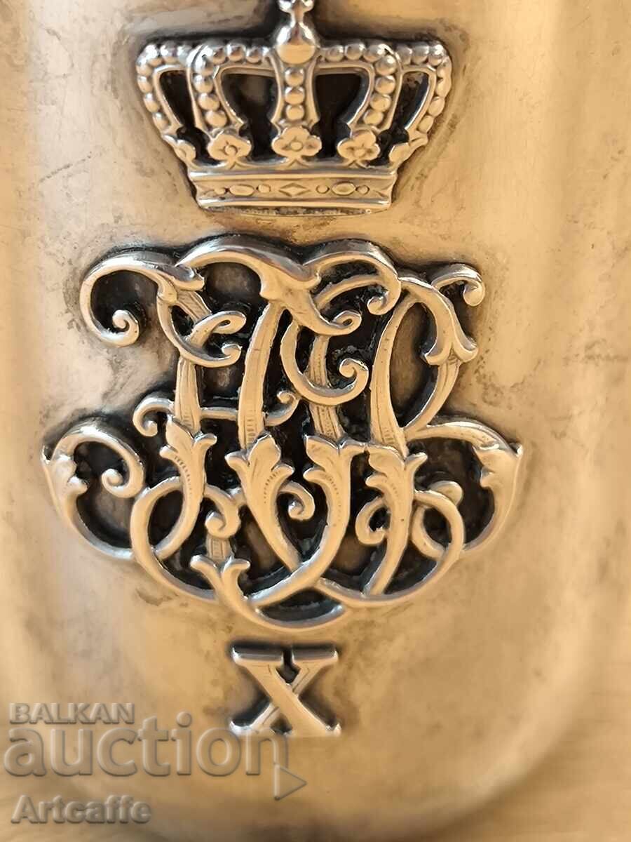 Cană unică din argint pentru ofițeri, titlul 800 - 7