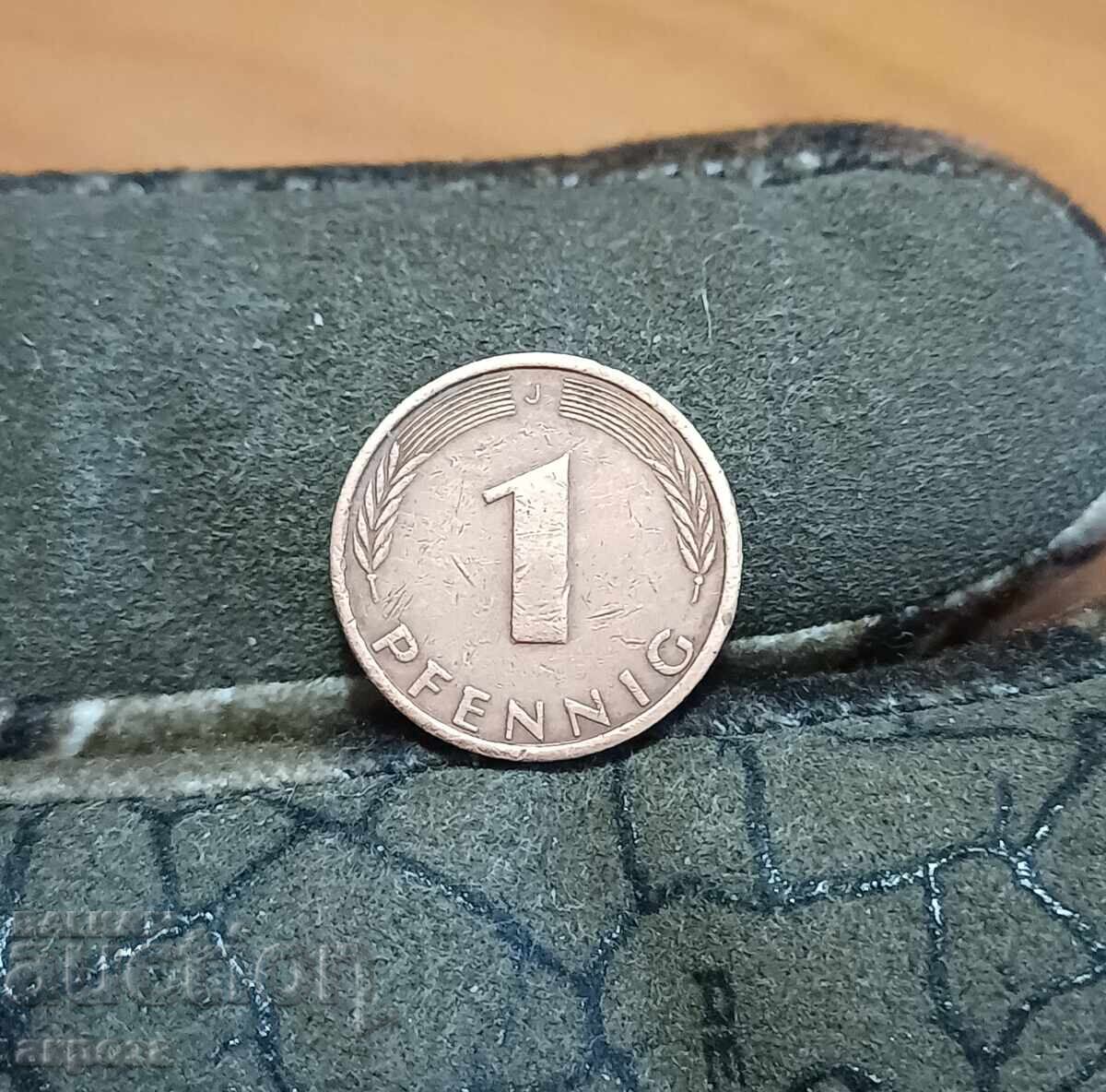 1 pfennig FRG 1971/J 1 pfennig FRG 1971/J