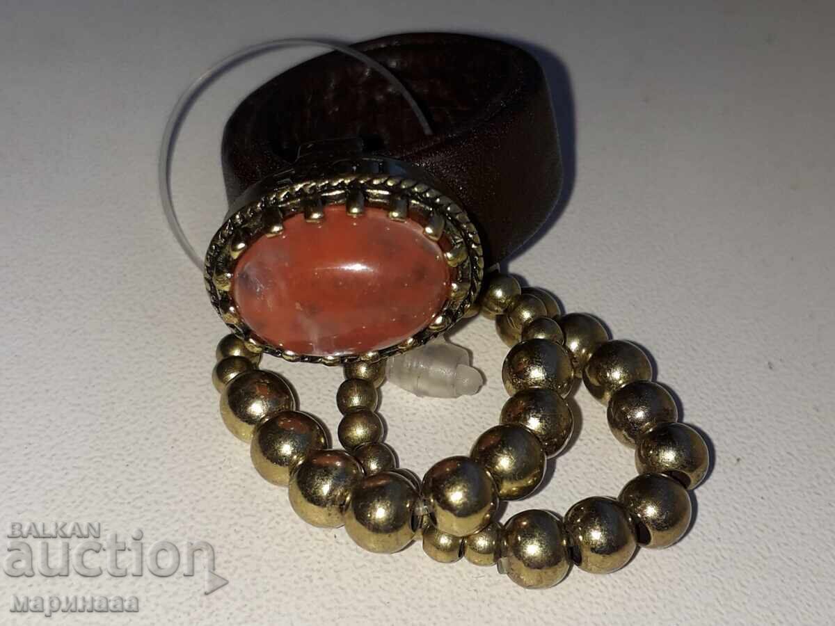INEL CU VERIGI. BRONZ, PIELE. SET NOU cu preț € 3.00 | 5.87 BGN