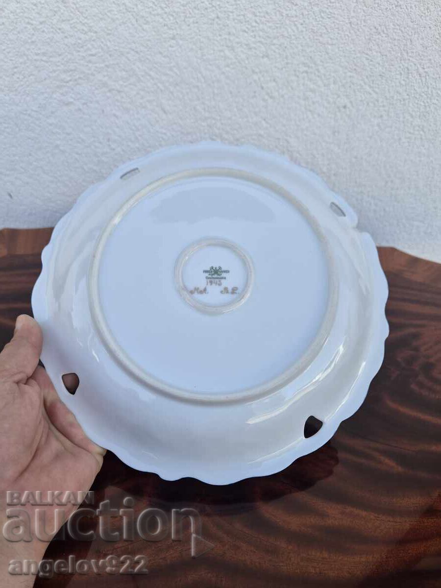 Czech porcelain platter!!! - 5