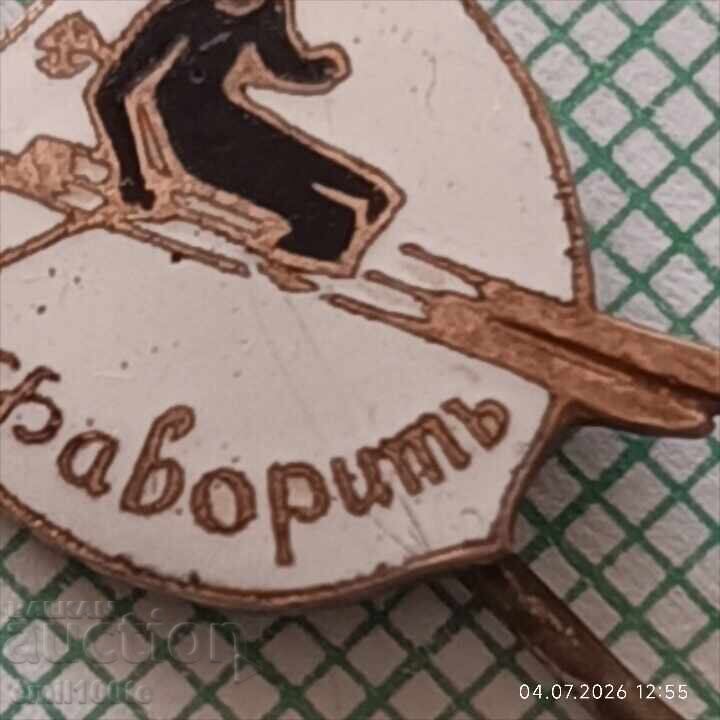 Рядка значка от царско време- Ски клуб Фаворитъ - 6
