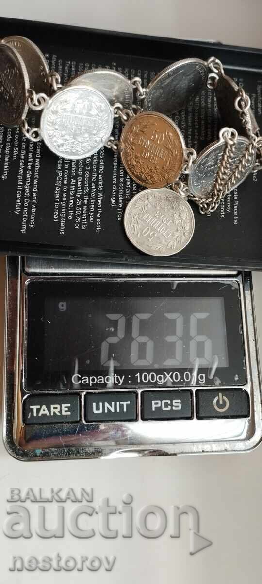 Delivery of SILVER COIN BRACELET FERDINAND