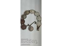 SILVER COIN BRACELET FERDINAND
