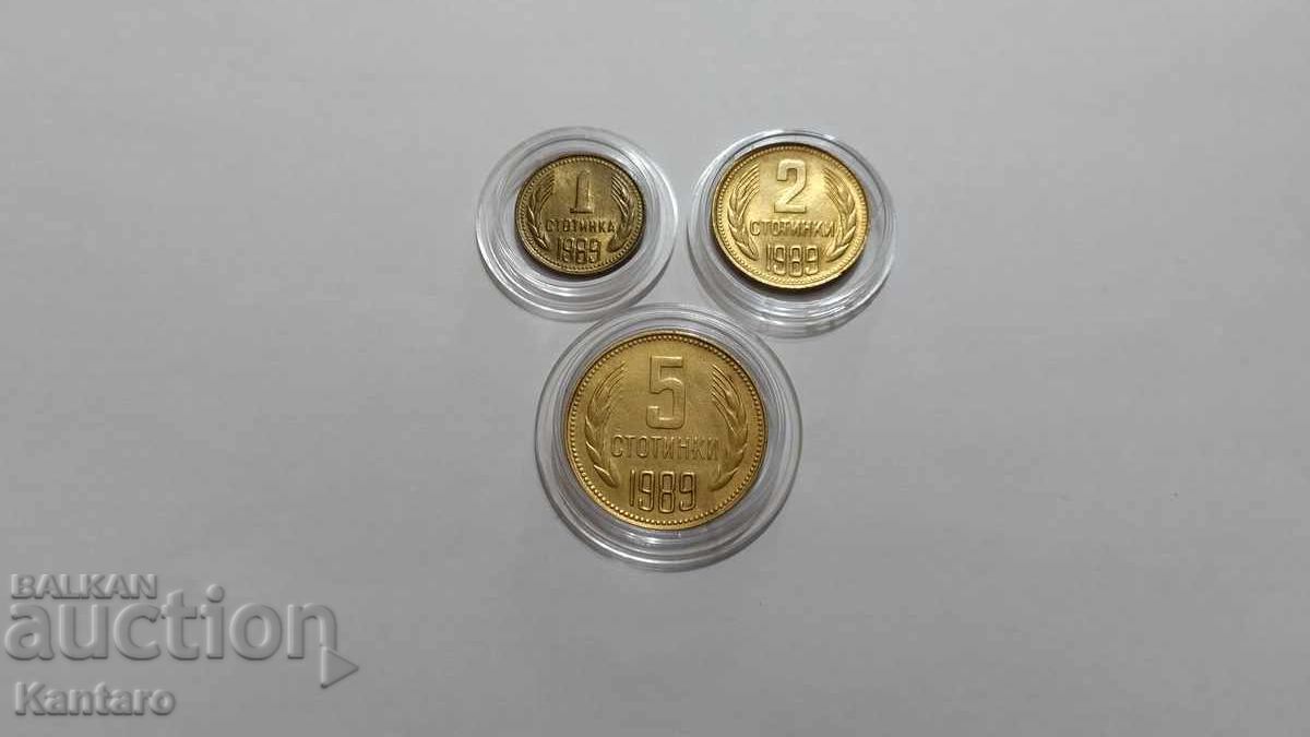 Licitație Monedă - BULGARIA - LOT DE MONEDE - 1989