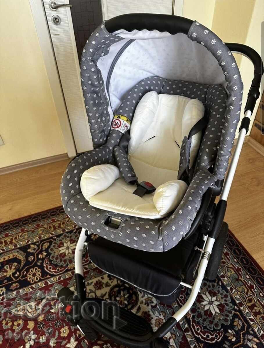 Бебешка количка 3в1 STELLA ROMA - 5