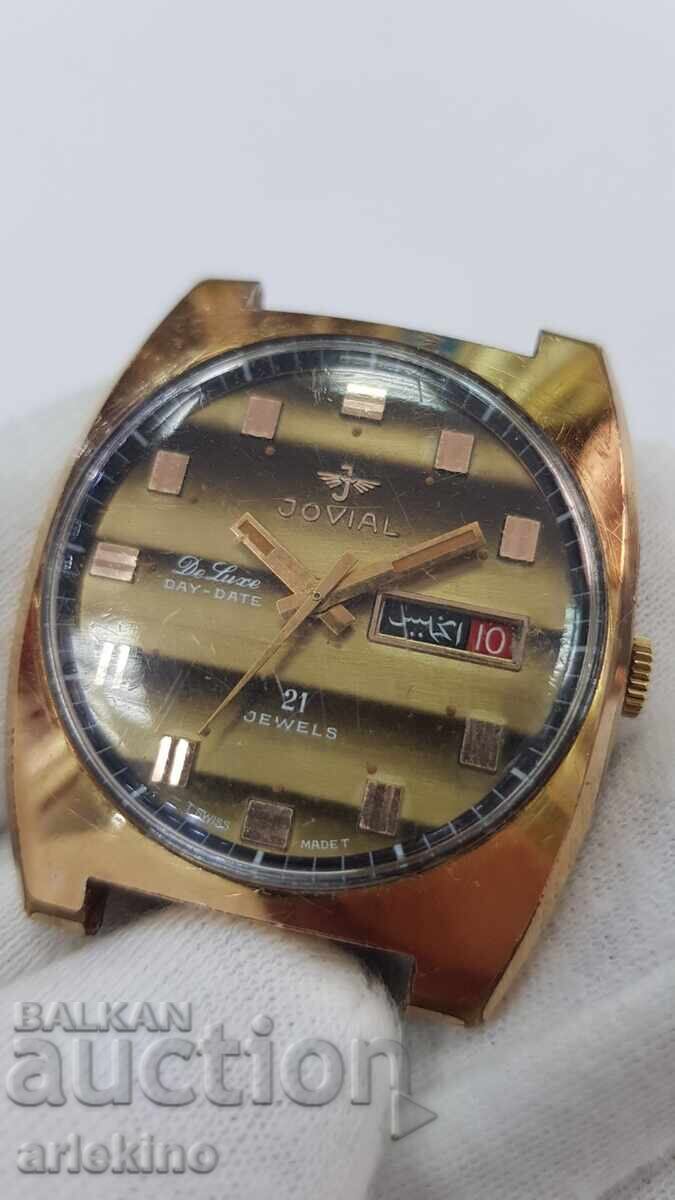 Rare SWISS Men's Watch "JOVIAL" - DE LUXE Rare SWISS Men's Watch "JOVIAL" - DE LUXE