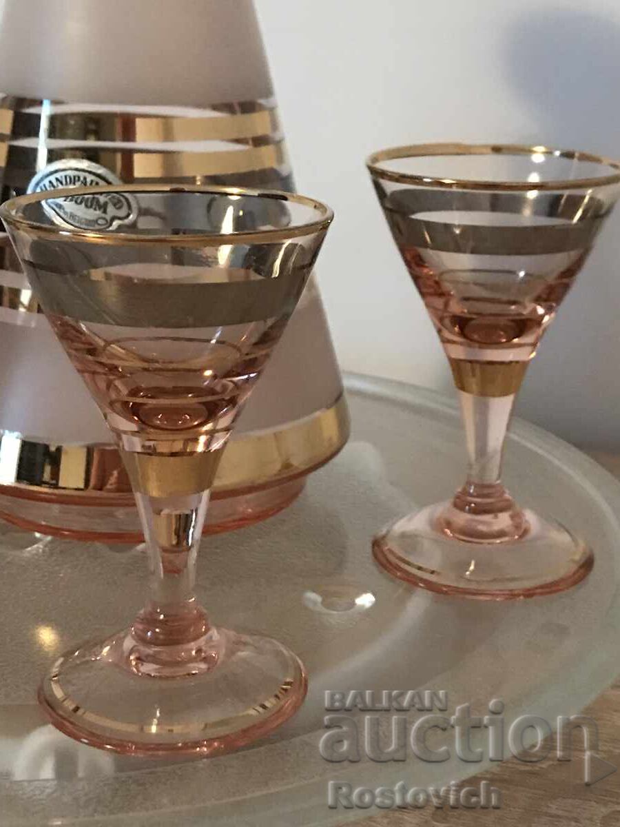 Сервиз за ликьори de Rupel, BOOM, Belgium, 1959 г. - 5