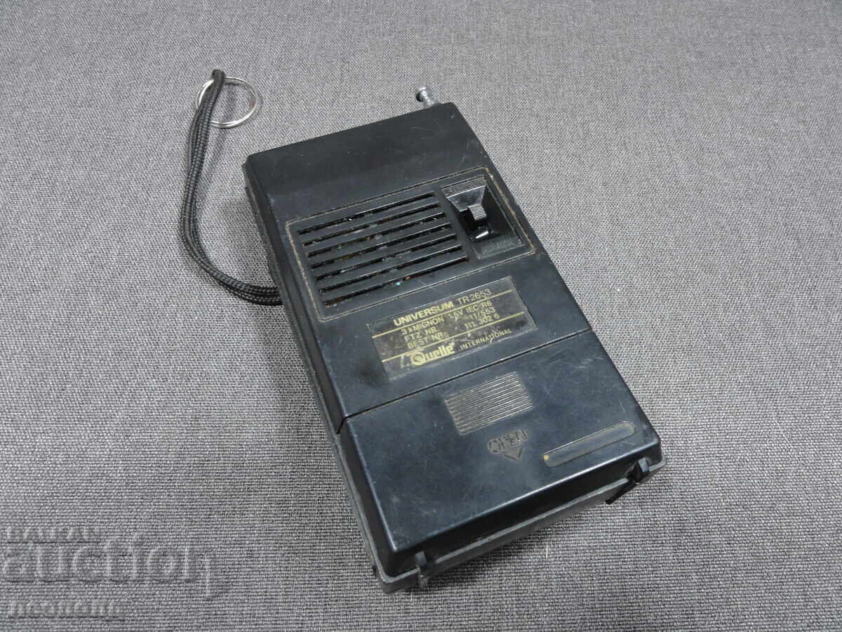 BZC OLD RETRO TRANSISTOR RADIO UNIVERSUM - 5 BZC OLD RETRO TRANSISTOR RADIO UNIVERSUM - 5