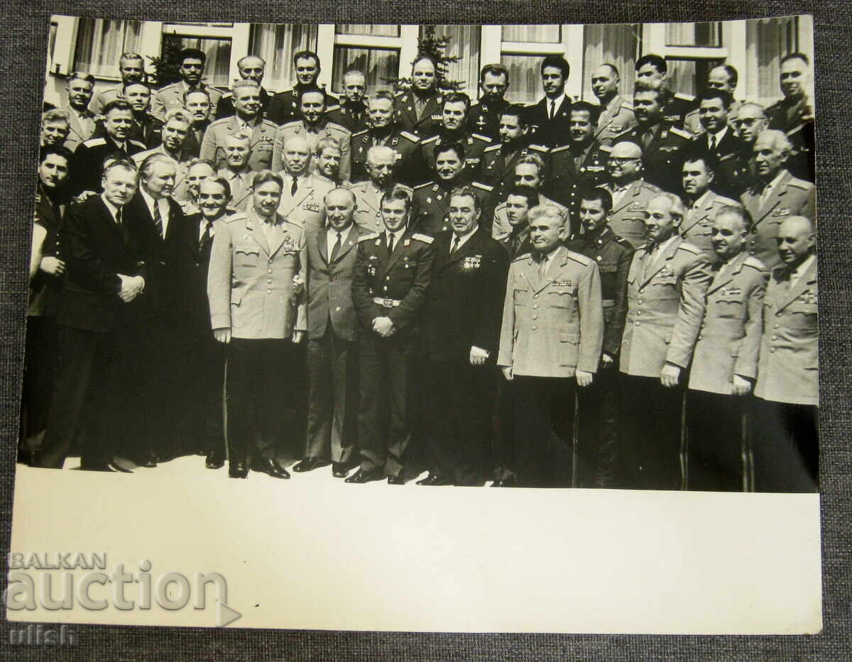 Fotografie veche T. Jivkov Leonid Brejnev fotografia nr. 2