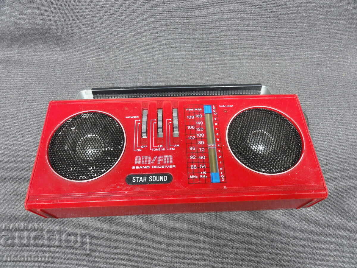 BZC STAR RETRO TRANSISTOR RADIO STAR SOUND - 5 BZC STAR RETRO TRANSISTOR RADIO STAR SOUND - 5