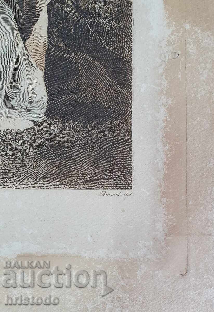 Livrarea Grafică franceză, gravură de Charles Bargue "Le Serment" - Jurământul