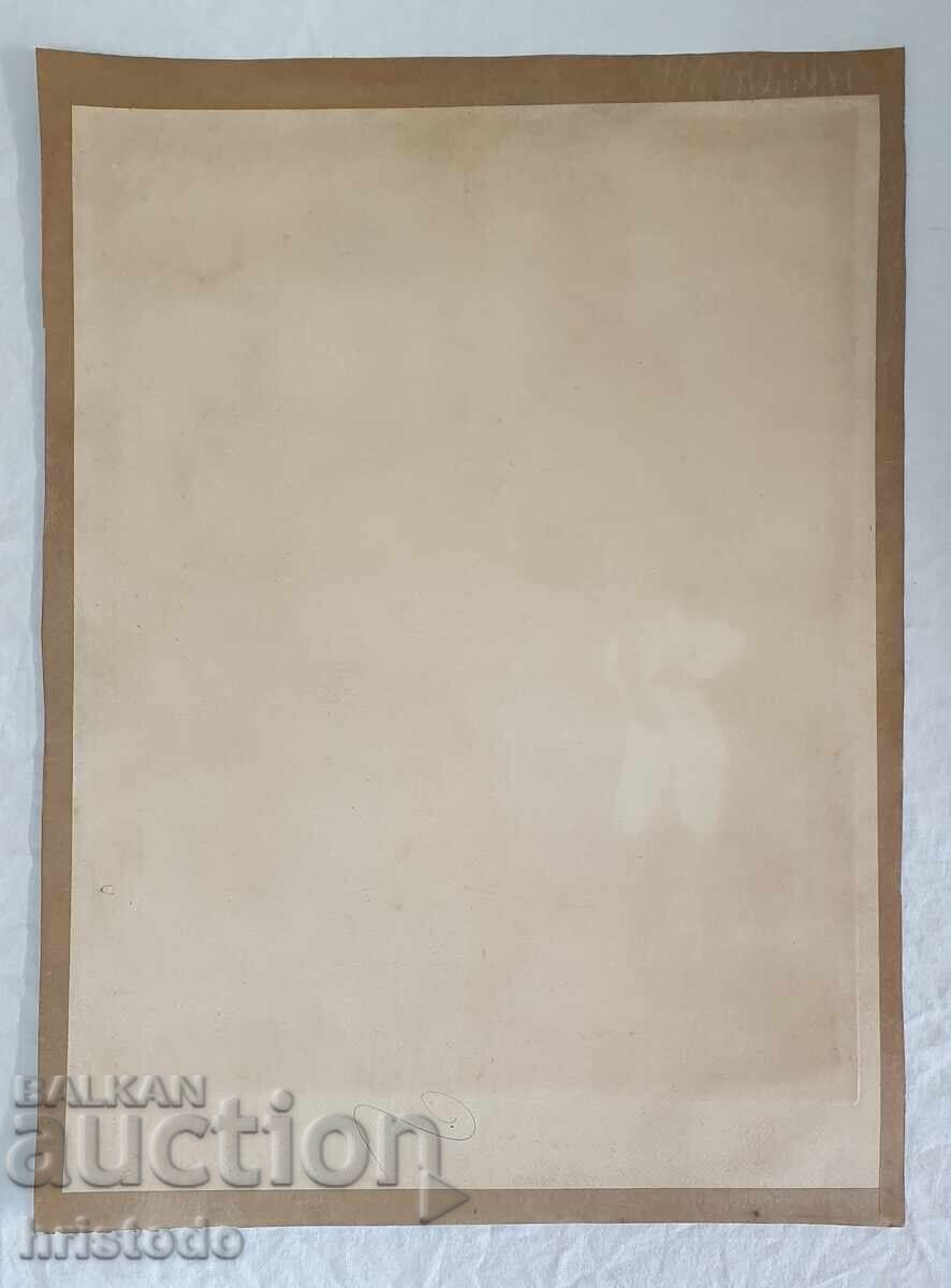 Grafică franceză, gravură de Charles Bargue "Le Serment" - Jurământul - 7