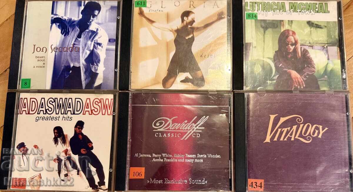 ДИСКОВЕ, CD-ТА ОРИГИНАЛИ С МУЗИКА MP3/CD -6БР. ДИСКОВЕ, CD-ТА ОРИГИНАЛИ С МУЗИКА MP3/CD -6БР.