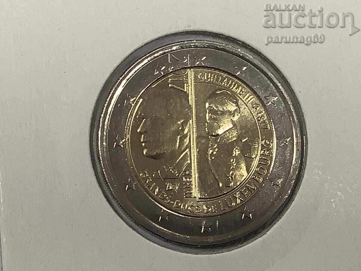 Luxemburg 2 euro 2017 - Marele Duce Wilhelm al III-lea cu preț € 5.00 | 9.78 BGN Luxemburg 2 euro 2017 - Marele Duce Wilhelm al III-lea cu preț € 5.00 | 9.78 BGN