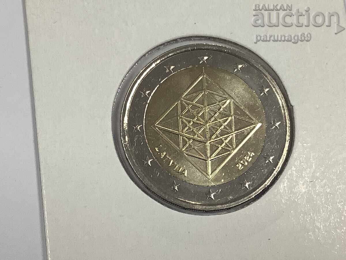 Letonia 2 euro 2024