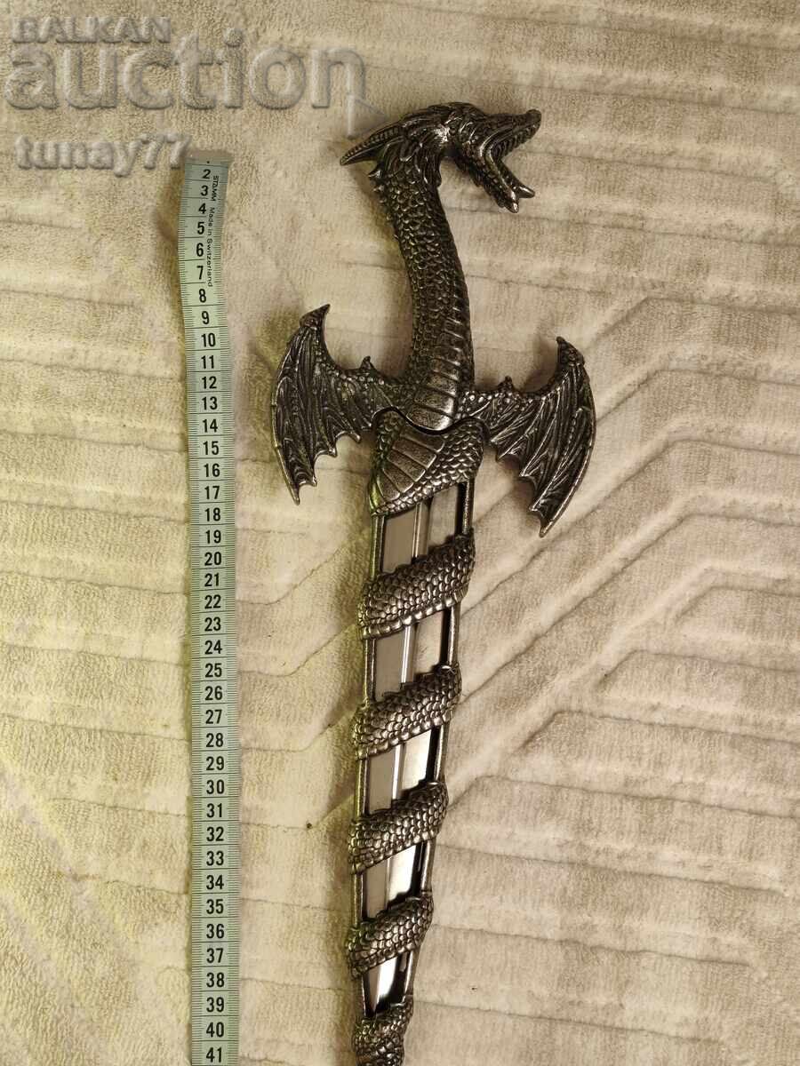 Sabie masivă mare cu cap de dragon - 7