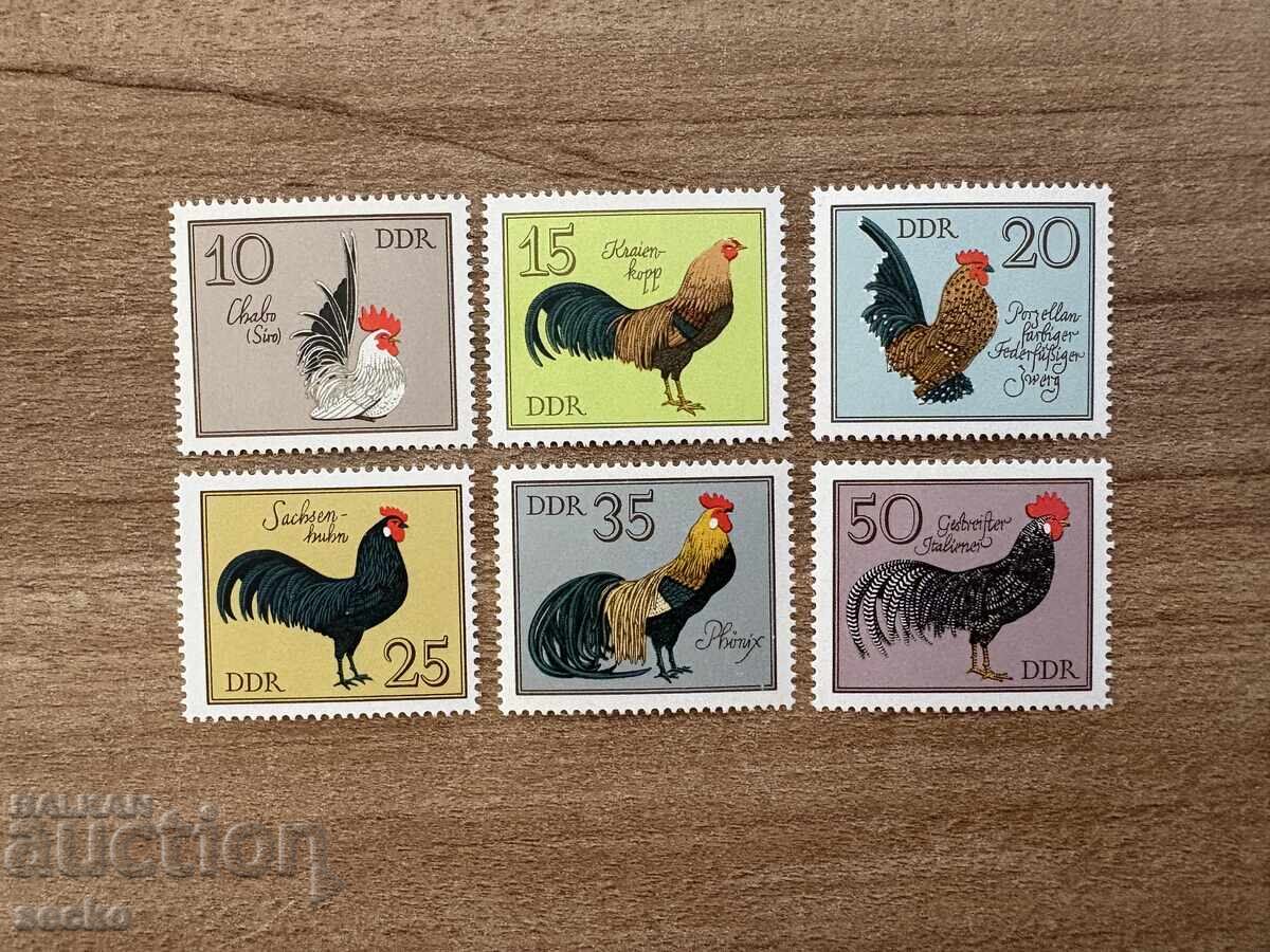 ГДР - Птици - Немски петли (1979) MNH