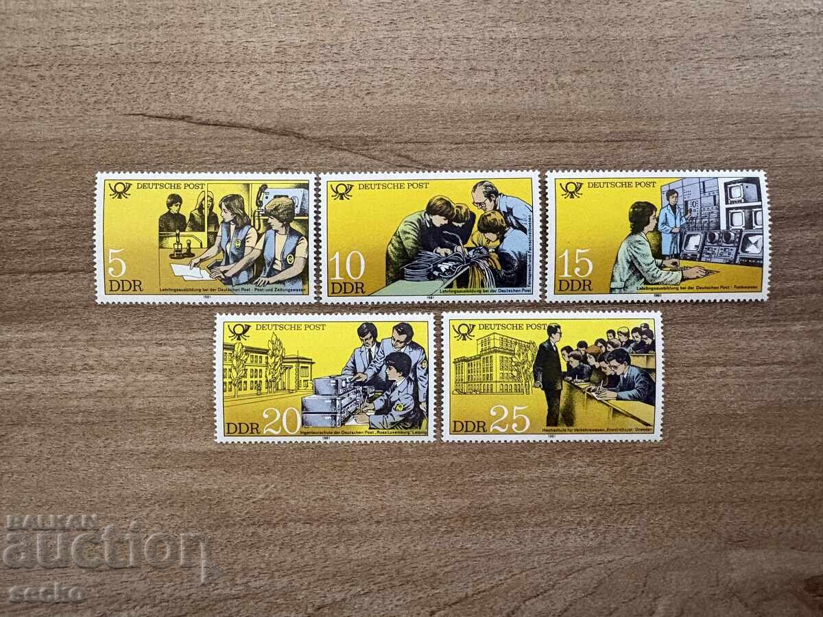 RDG - Informații despre serviciul poștal și telegrafic (1981) MNH RDG - Informații despre serviciul poștal și telegrafic (1981) MNH