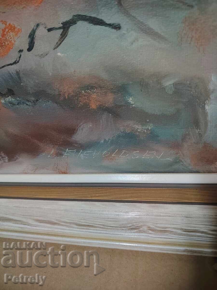 Auction  Large oil painting