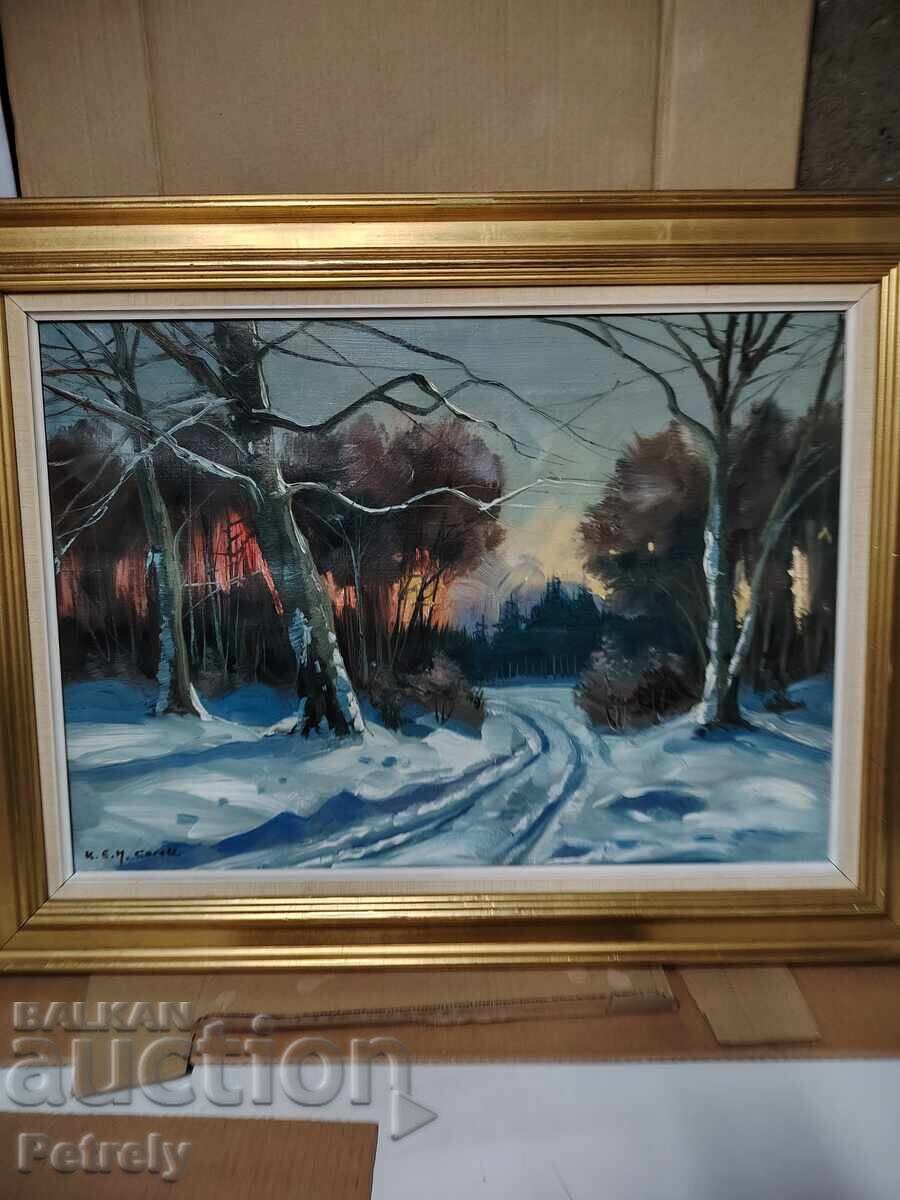 Auction  Large oil painting
