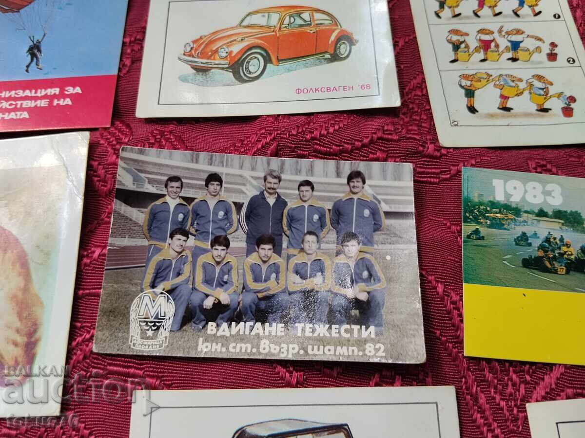 Lot de calendare vechi de colecție cu preț € 10.00 | 19.56 BGN