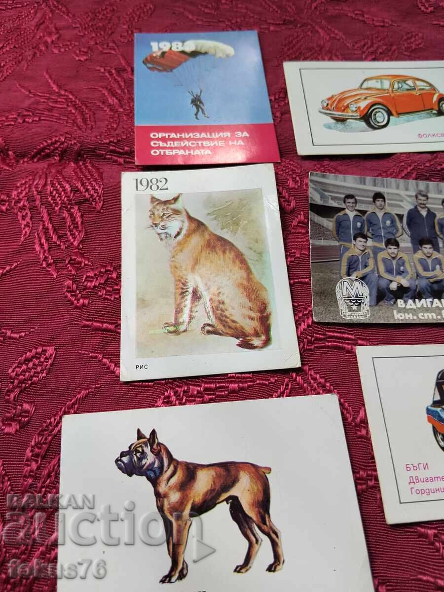 Licitație Lot de calendare vechi de colecție