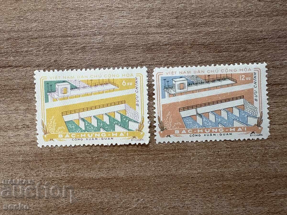 Vietnam - Construirea ecluzei Xuan Quan (1959) MH