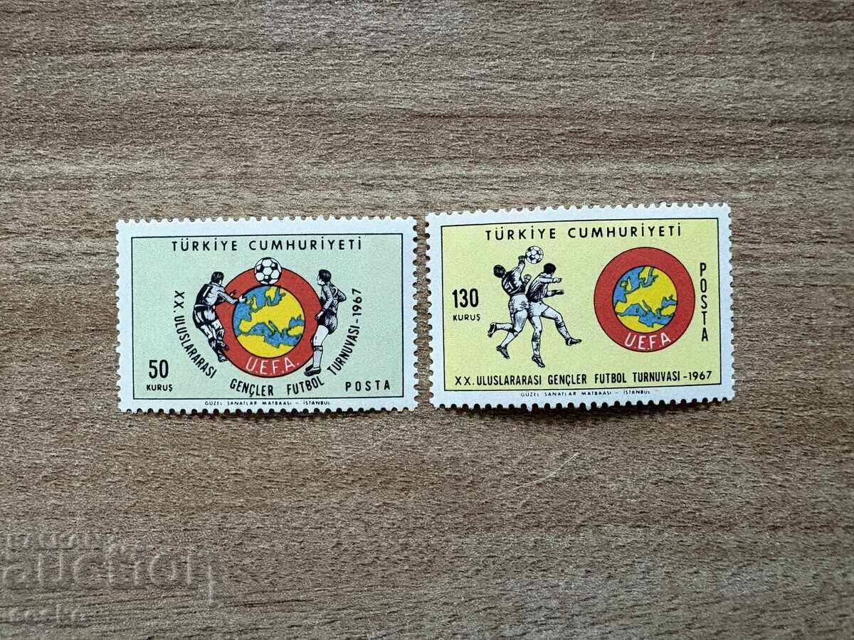 Турция - 20-ти Международен младежки футболен...(1967) MNH