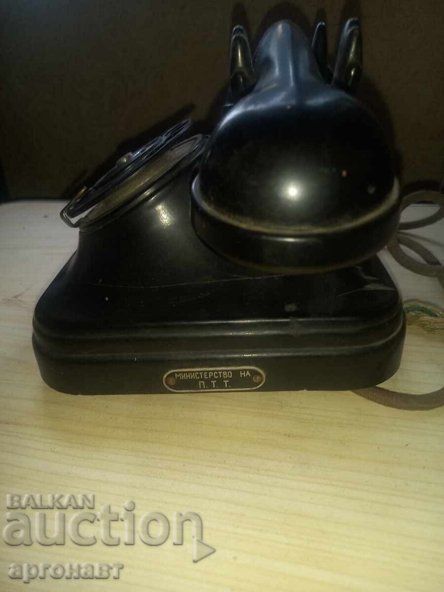 Old retro Hungarian telephone from the late 40s or early - 6 Old retro Hungarian telephone from the late 40s or early - 6