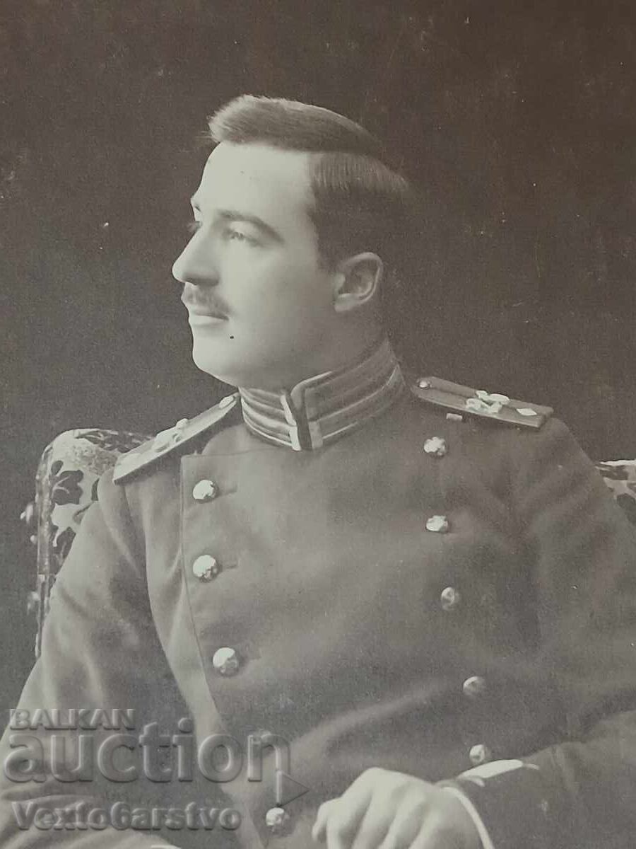 Fotografie-Poză veche-Primul Război Mondial-MILITARĂ-OFIȚERI-UNIFORMĂ cu preț € 9.00 | 17.60 BGN