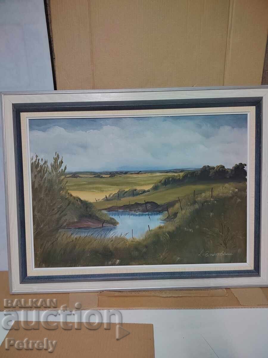 Delivery of Large oil painting