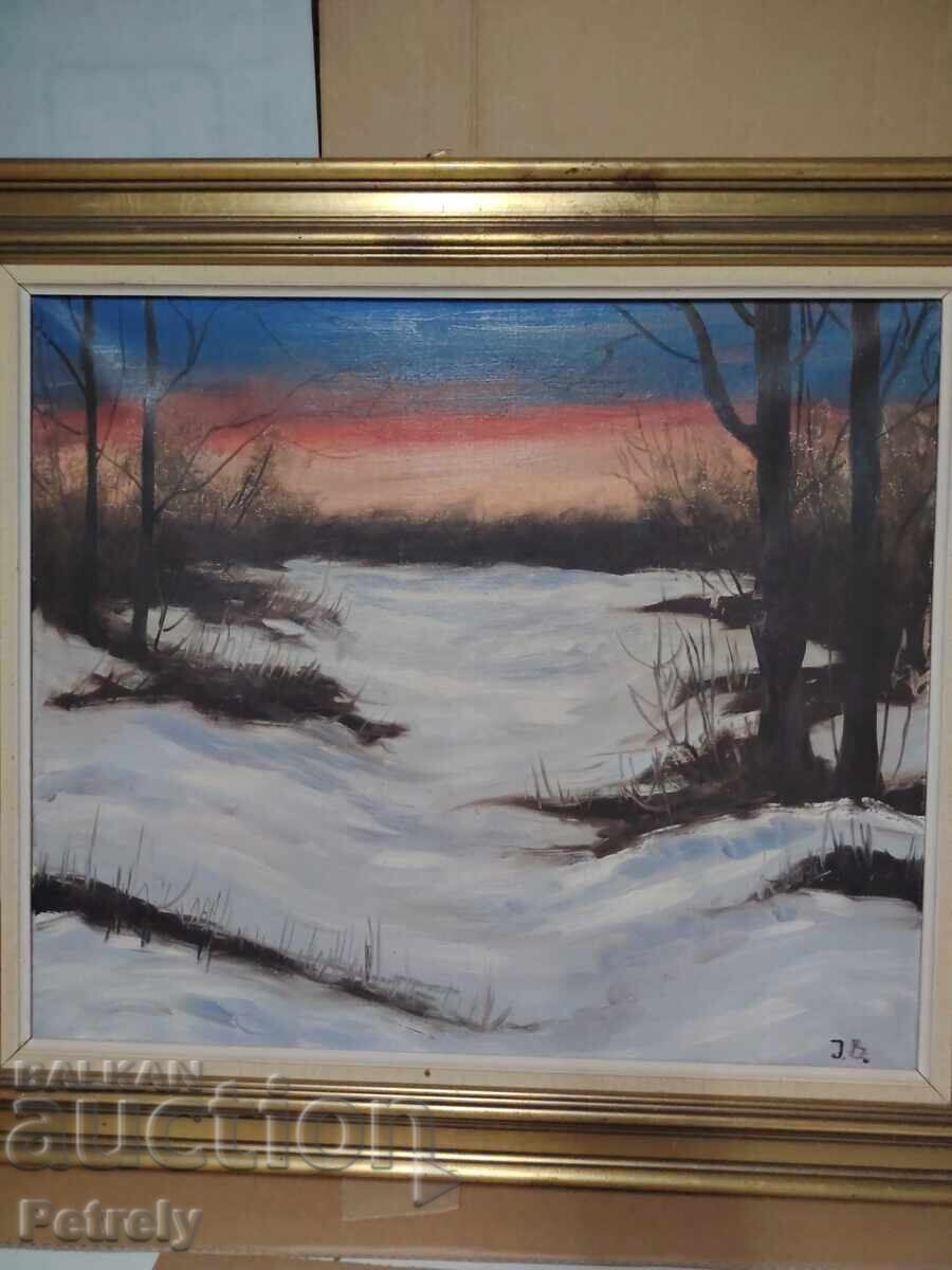 Auction  Large oil painting