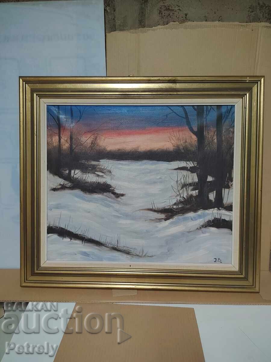 Large oil painting