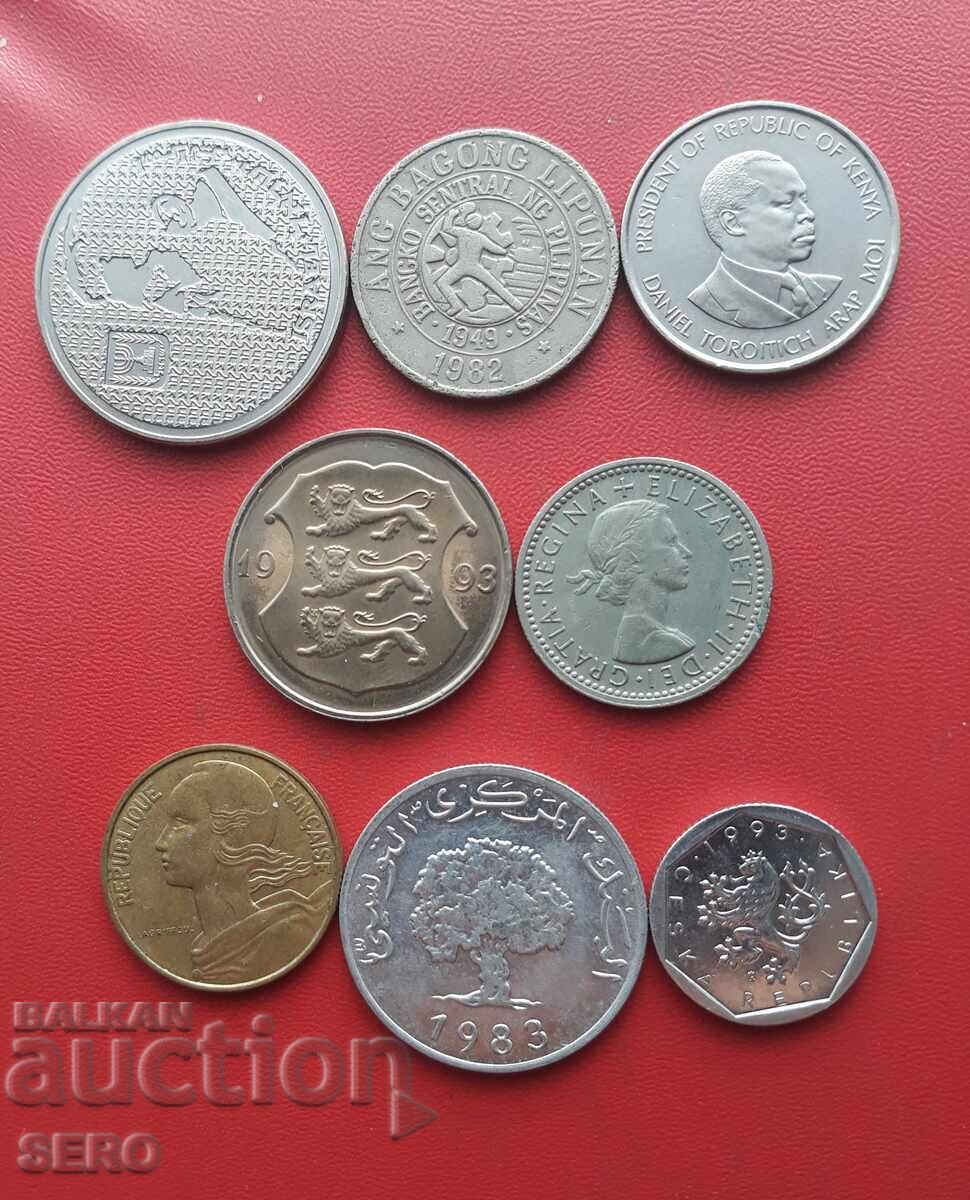 Μικτή παρτίδα 8 νομισμάτων με τιμή € 0.51 | 1.00 BGN