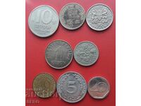 Mixed lot of 8 coins