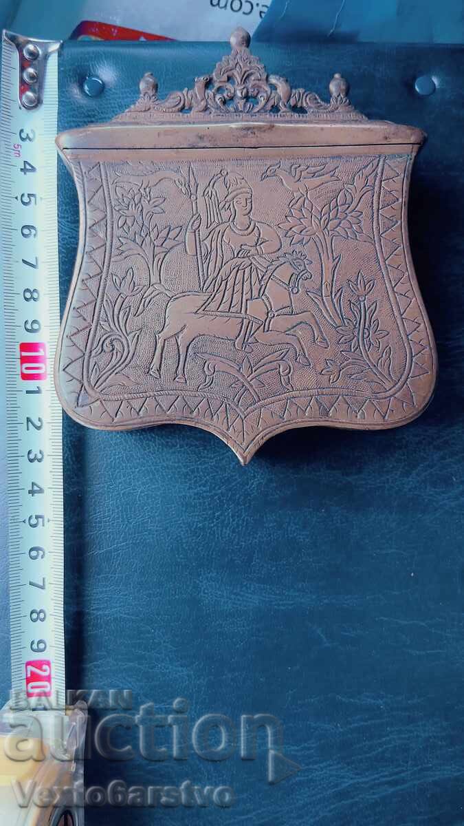 PULBERNIȚĂ, CARTUȘIERĂ, FIȘEC-BRONZ-SEC. XIX-BZC / II - 7 PULBERNIȚĂ, CARTUȘIERĂ, FIȘEC-BRONZ-SEC. XIX-BZC / II - 7