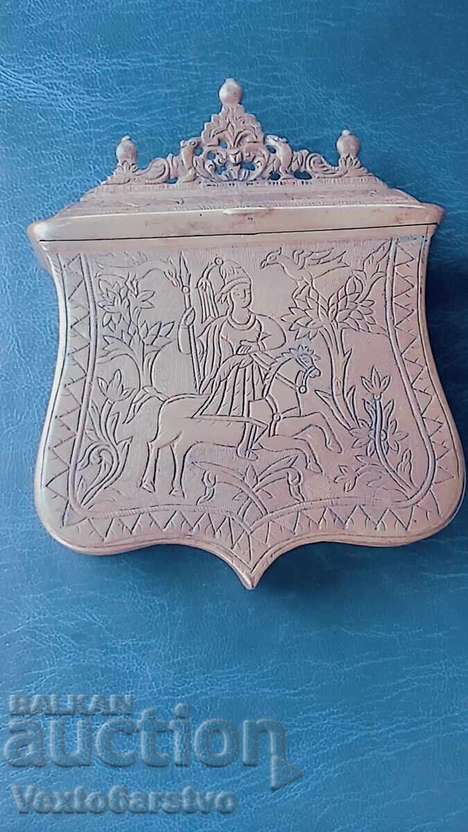 PULBERNIȚĂ, CARTUȘIERĂ, FIȘEC-BRONZ-SEC. XIX-BZC / II PULBERNIȚĂ, CARTUȘIERĂ, FIȘEC-BRONZ-SEC. XIX-BZC / II