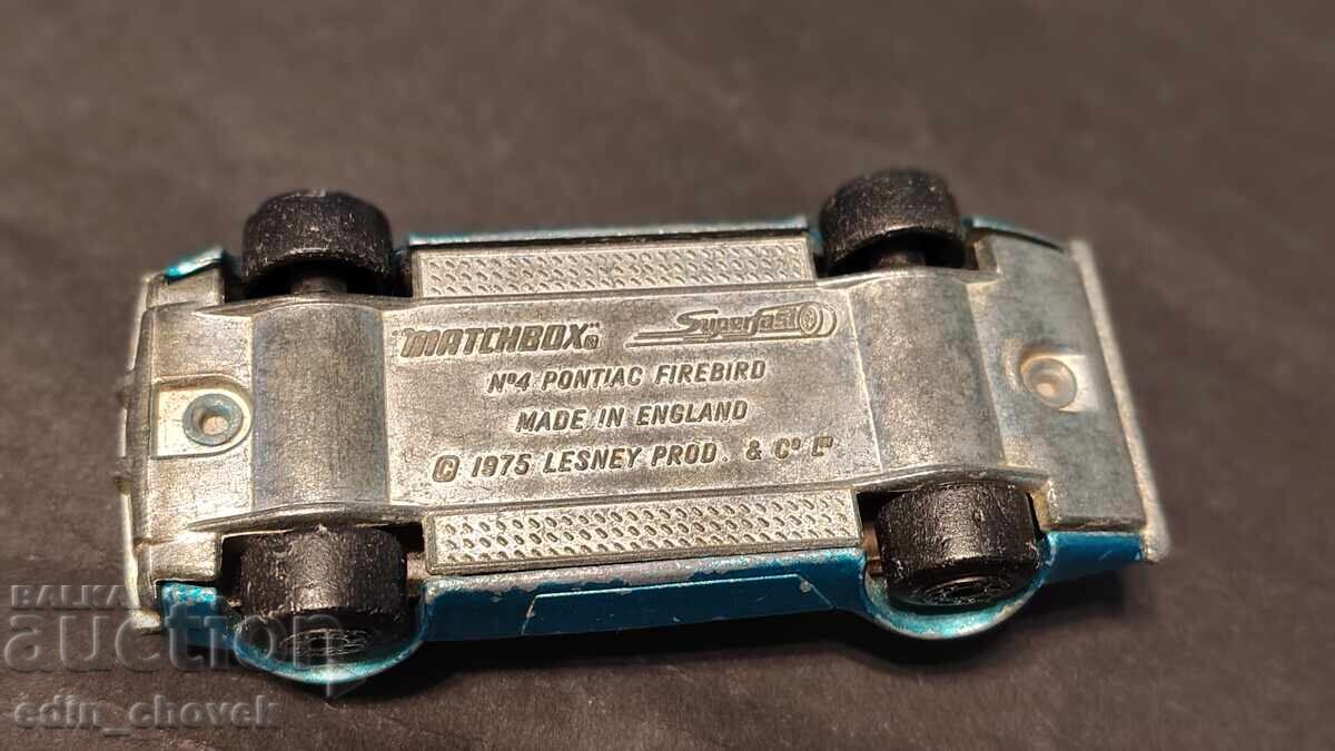 Matchbox England Lesney №4 Pontiac Firebird 1975 - 7 Matchbox England Lesney №4 Pontiac Firebird 1975 - 7
