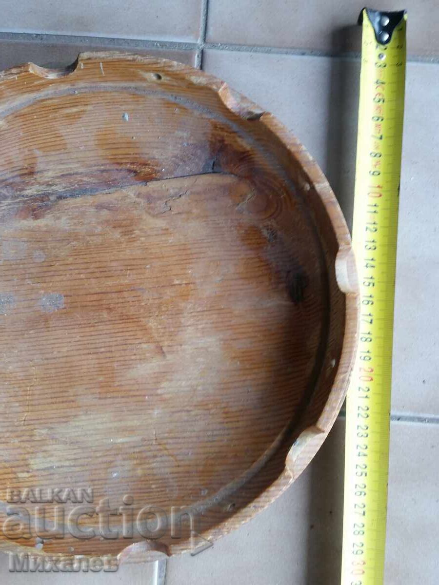 scoică de mare și fructieră din lemn - 5