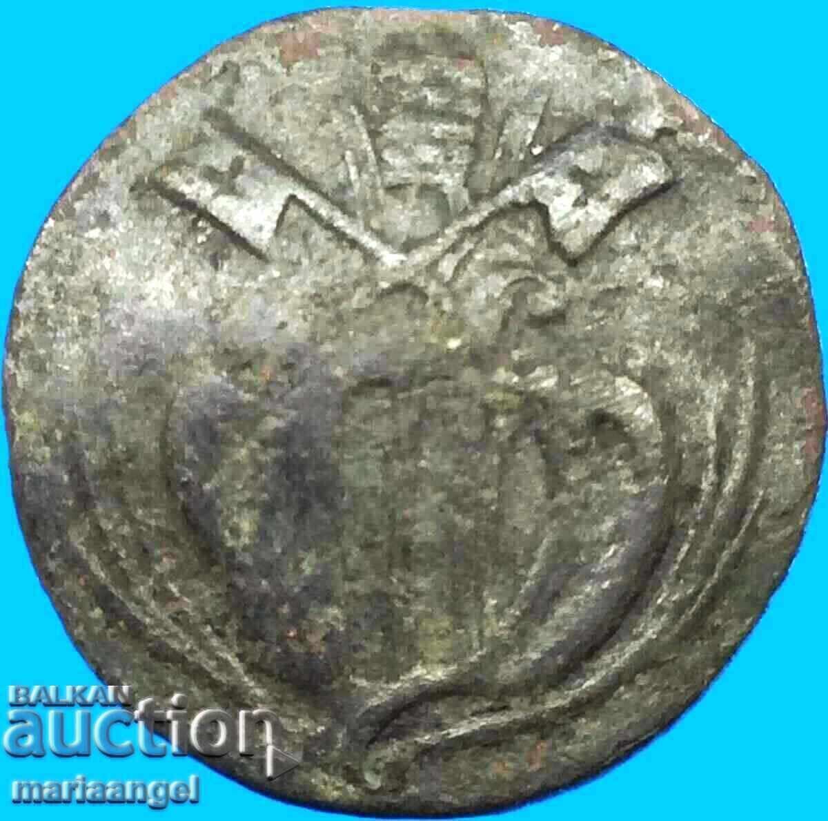 Доставка на Ватикан 1/4 байоко Бенедикт XIV 1740 -1758 Равена  Аполинер