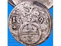 3 pfennig 1696 Austria Silesia Leopold I silver