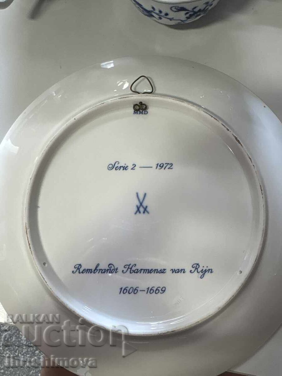 Meissen plate Rembrandt with price € 60.00 | 117.35 BGN