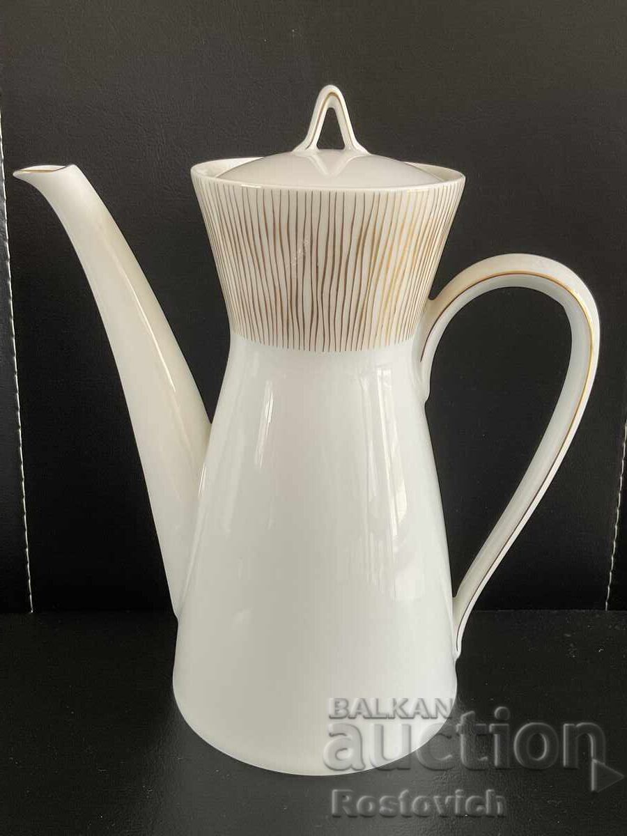 Καφετιέρα και πιατάκια “Rosenthal”, form 2000, Γερμανία με τιμή € 37.00 | 72.37 BGN