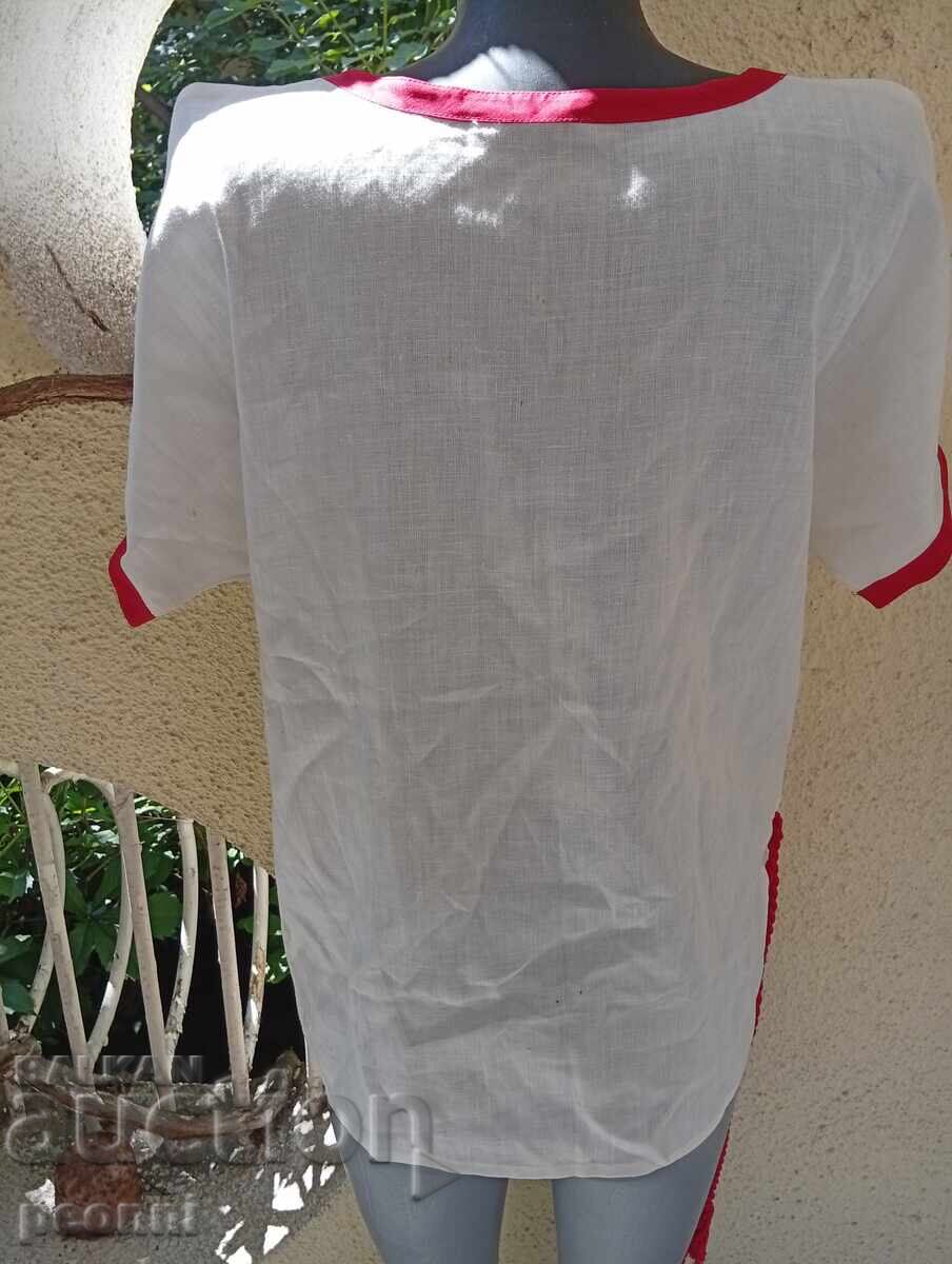 Women's shirt with handmade embroidery - 5