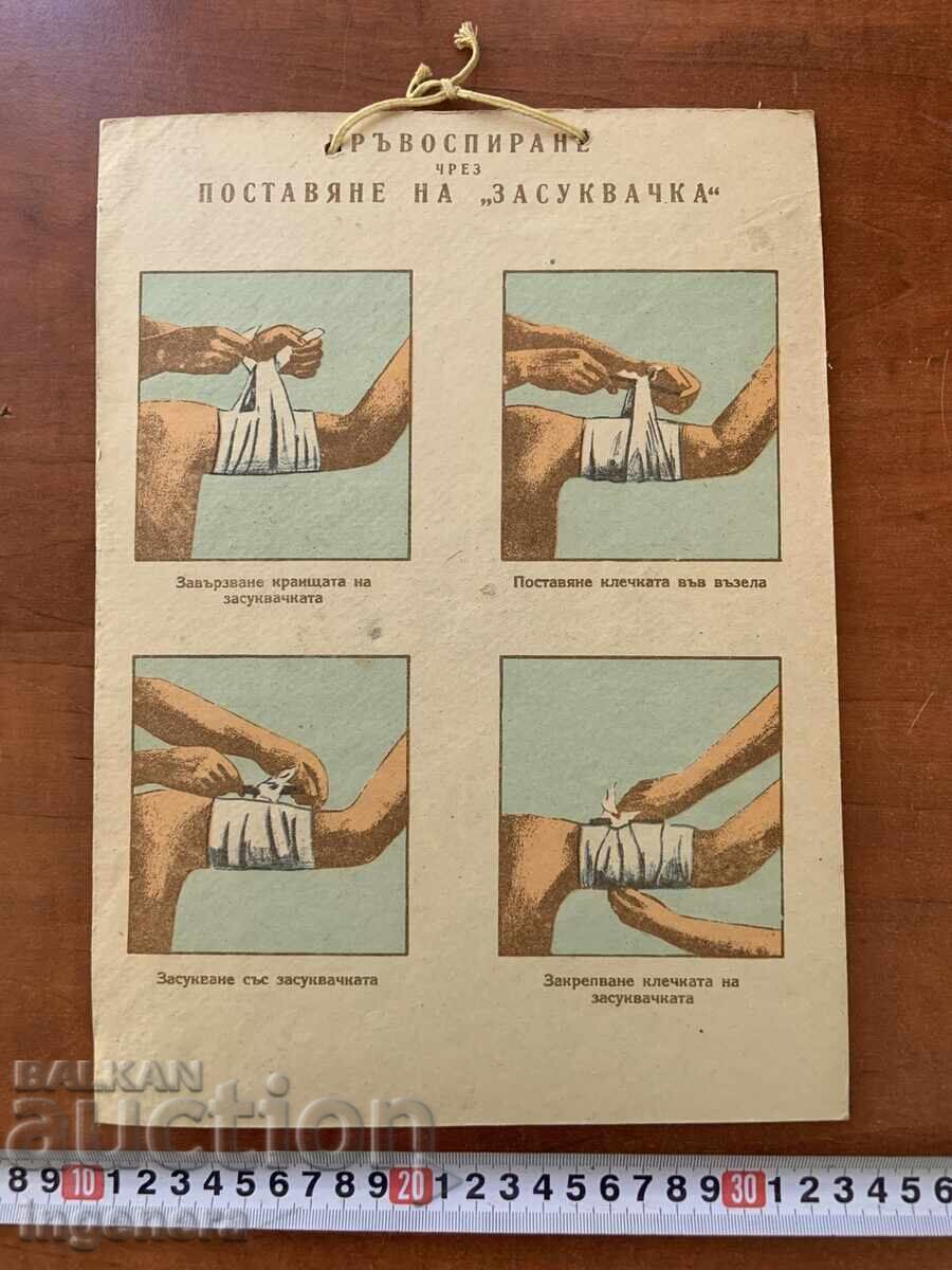 PLANȘĂ DIDACTICĂ FAȚĂ-VERSO DIN CARTON DIN PERIOADA SOCIALISTĂ CRUCEA ROȘIE cu preț € 16.90 | 33.05 BGN PLANȘĂ DIDACTICĂ FAȚĂ-VERSO DIN CARTON DIN PERIOADA SOCIALISTĂ CRUCEA ROȘIE cu preț € 16.90 | 33.05 BGN