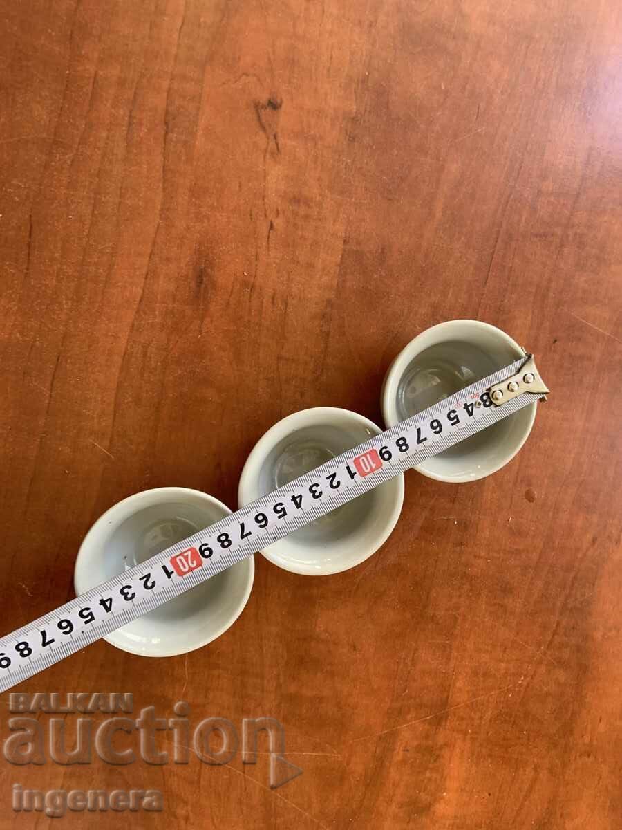 Licitație CEȘTI DE PORȚELAN PENTRU CAFEA CEAI-3 BUCĂȚI BULGARIA MARCATE Licitație CEȘTI DE PORȚELAN PENTRU CAFEA CEAI-3 BUCĂȚI BULGARIA MARCATE