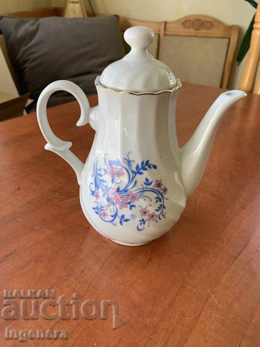 ПОРЦЕЛАН КАНА ЧАЙНИК БЪЛГАРИЯ МАРКИРАН