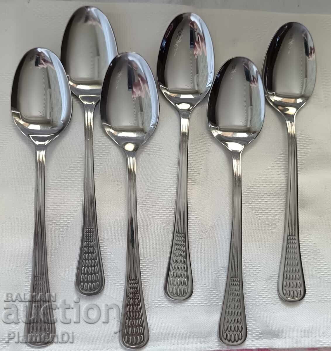 Set of 6 soup spoons - "Petko Denev" Gabrovo - 5