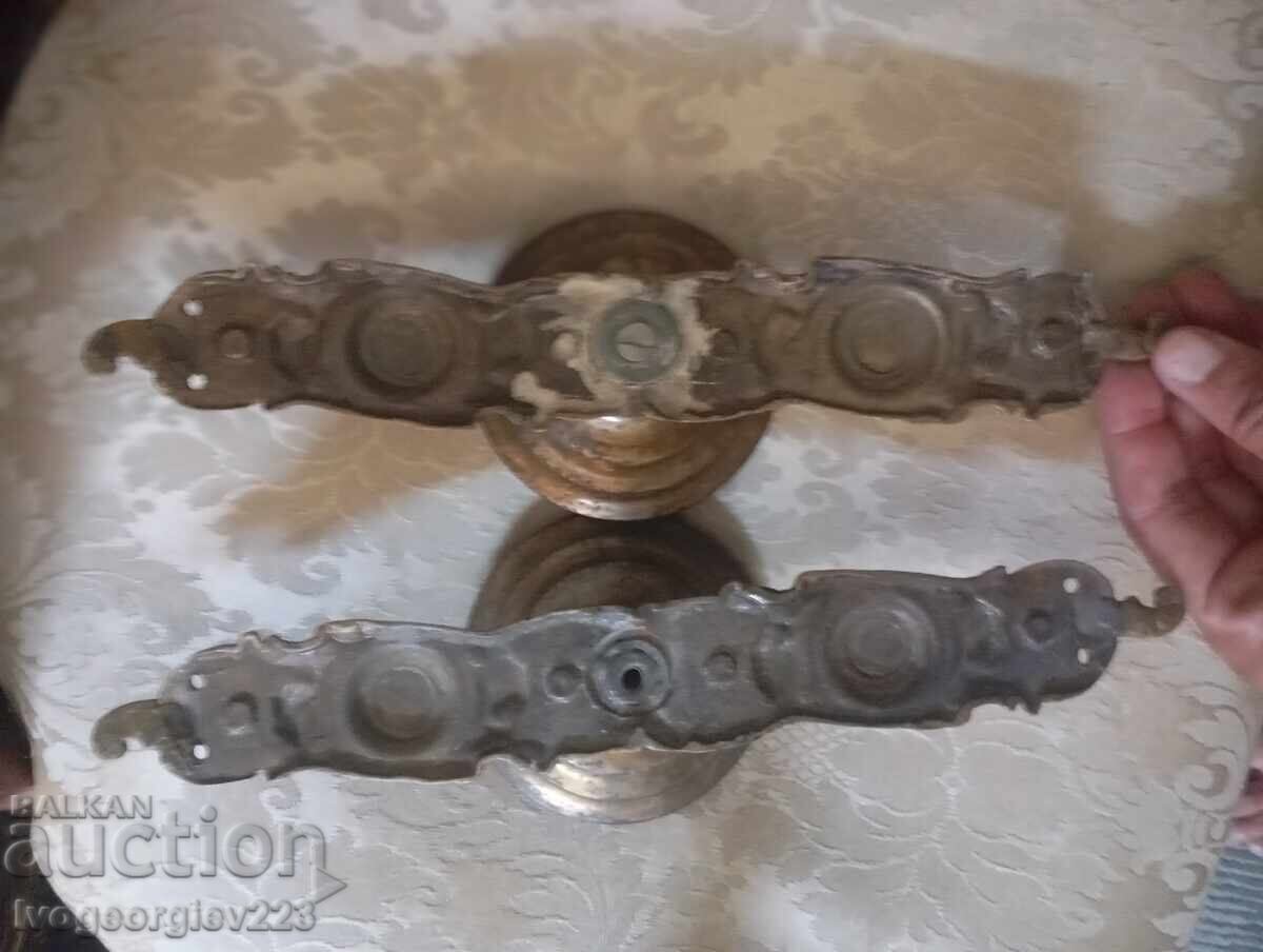 Set mânere de ușă vintage cu șild - 5 Set mânere de ușă vintage cu șild - 5
